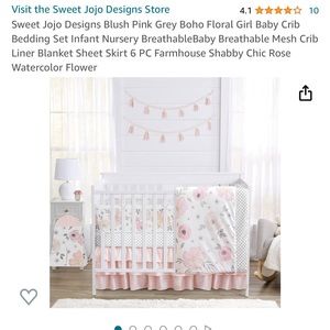 Sweet Jojo designs nursery set
